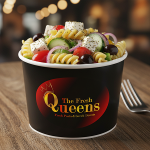 Fresh Fusilli Greek Salad