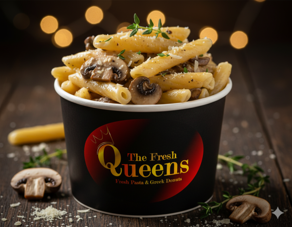 Fresh Pasta with Truffle Mushrooms Sauce
