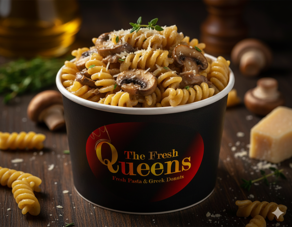 Fresh Pasta with Truffle Mushrooms Sauce