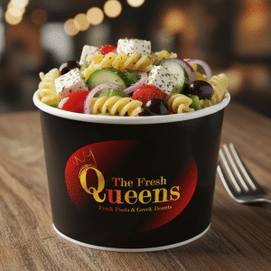 Fresh Fusilli Greek Salad