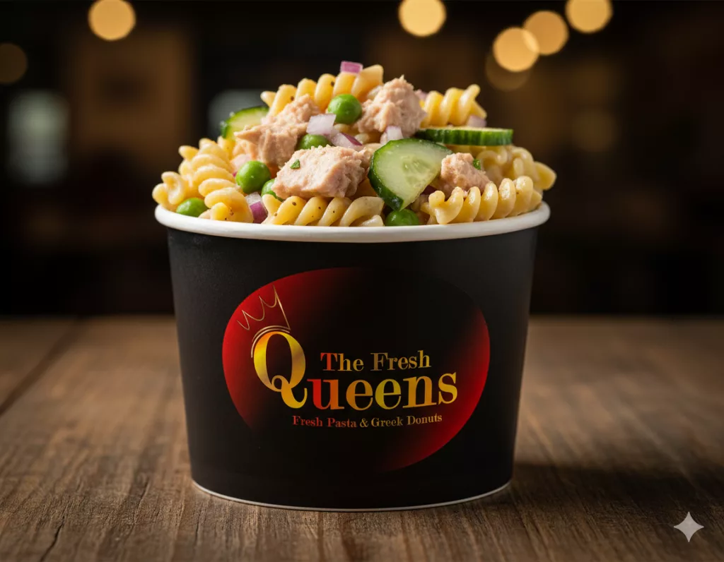 fresh fusilli tuna fish salad