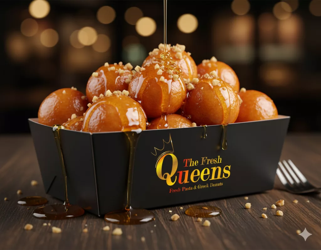 greek donuts with honey