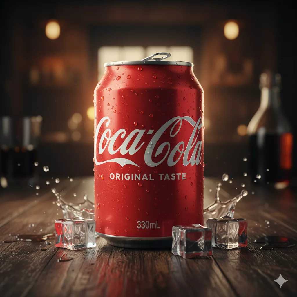 coca cola original 330 ml.