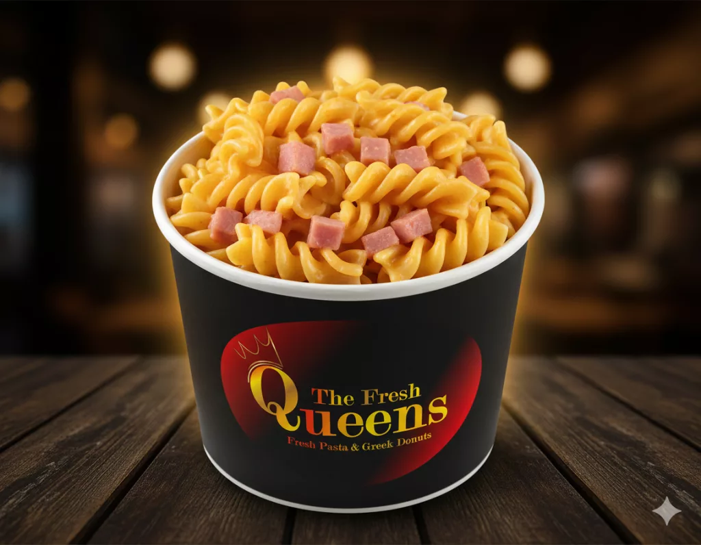 ham and cheese fusilli