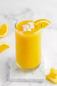 smoothie with mango and orange